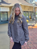 Round Neck Casual Long Sleeve Top