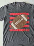 Vintage Football Stripe Graphic Tee