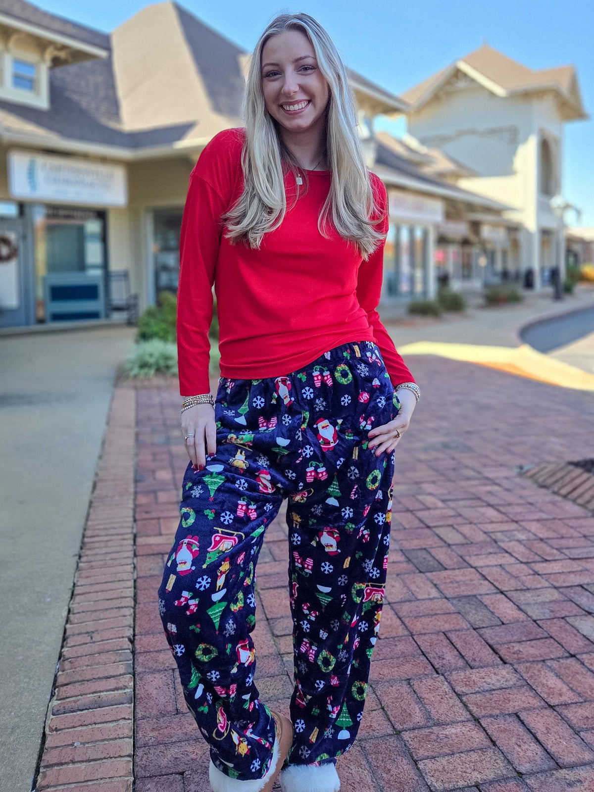 Cozy Christmas Fleece Pajama Pants – 4 Prints