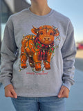 Simply Southern Lights Sweatshirt - Heather Gray