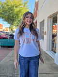 Lace Trim GA Bulldogs Graphic Tee