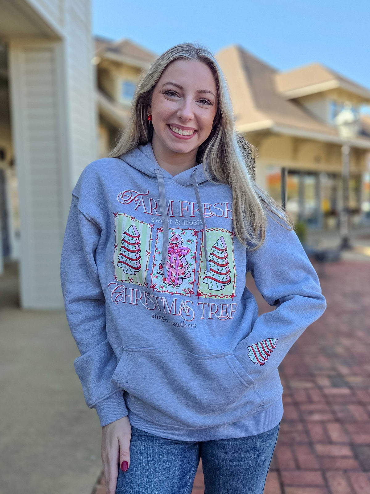 Farm Fresh Christmas Tree Cake Hoodie