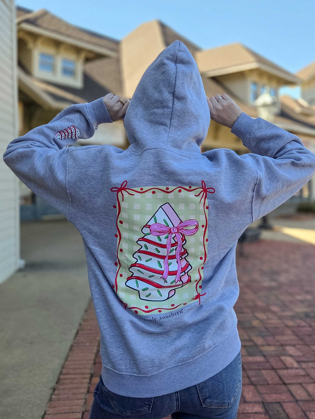 Farm Fresh Christmas Tree Cake Hoodie