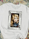 Queen Dolly Playing Card Graphic Tee