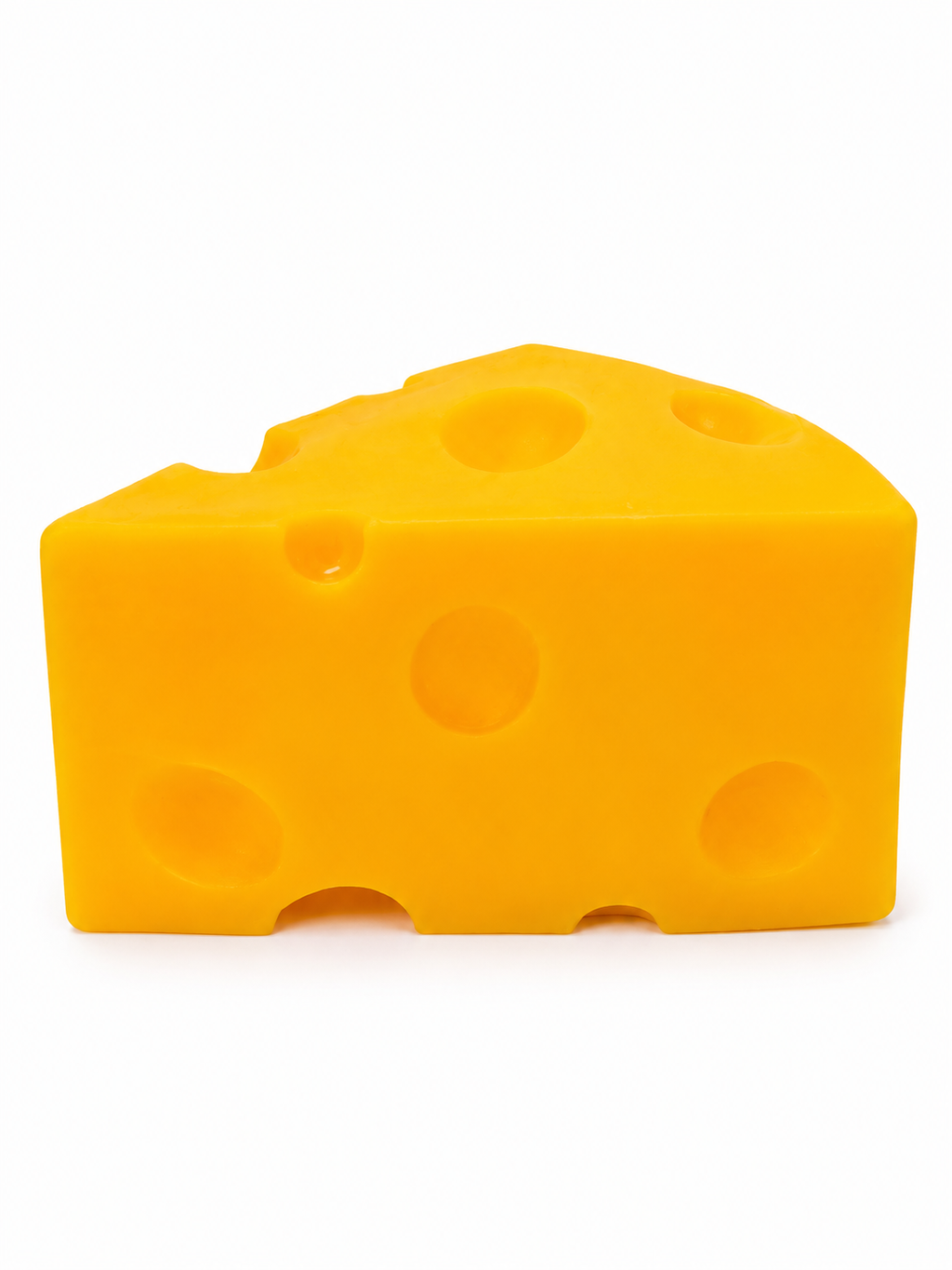 Cheese Wedge Squishy – Yellow Swiss Cheese