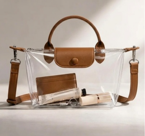 Clear Stadium Jelly Handbag & Crossbody