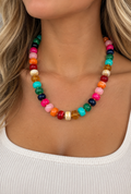 Color Me Happy Beaded Necklace