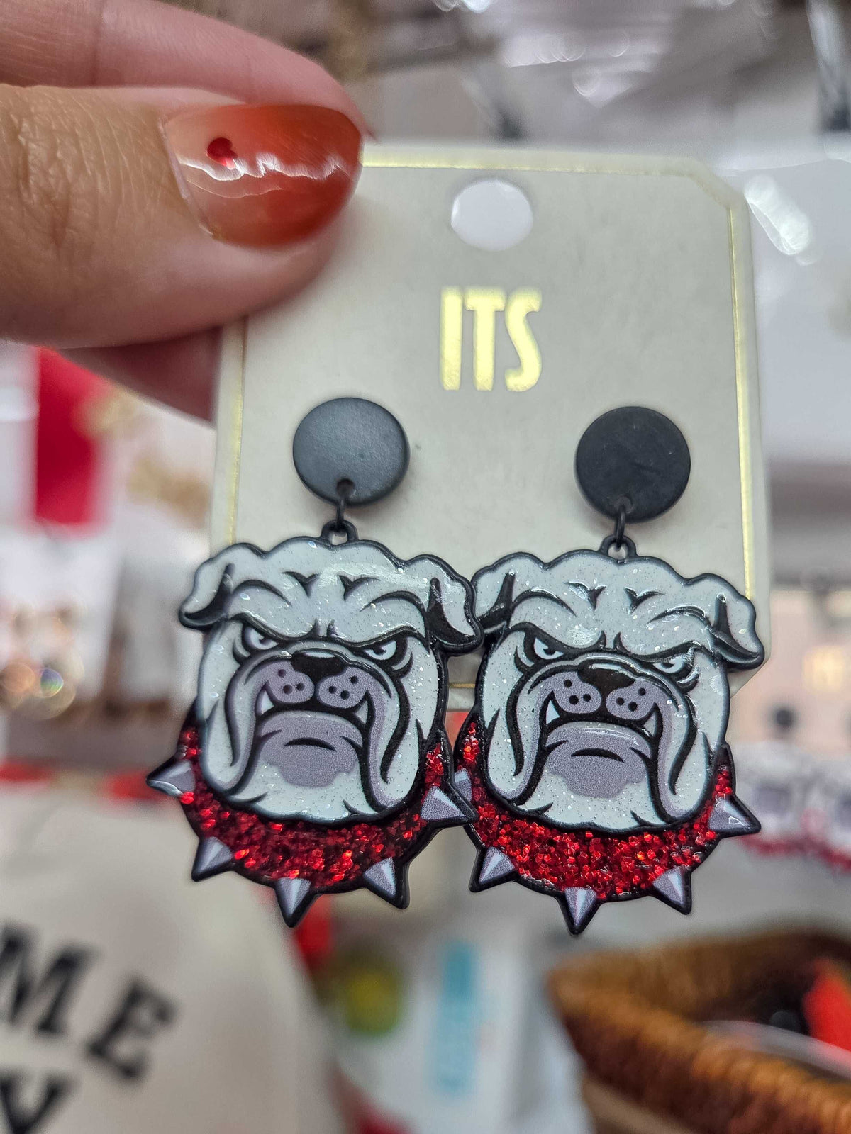 Georgia Bulldog Game Day Earrings