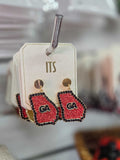Georgia State Sparkle Game Day Earrings