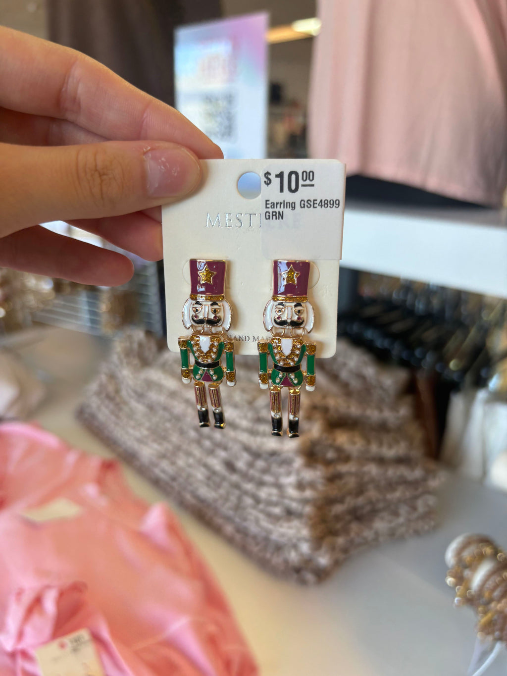 Christmas Nutcracker Dangle Earrings