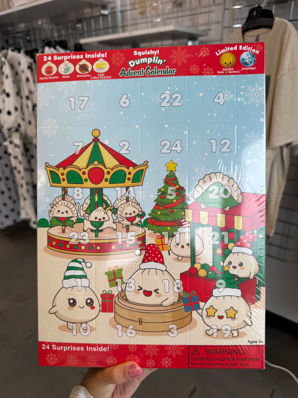 Squishy Dumplin' Christmas Advent Calendar – 24 Surprises