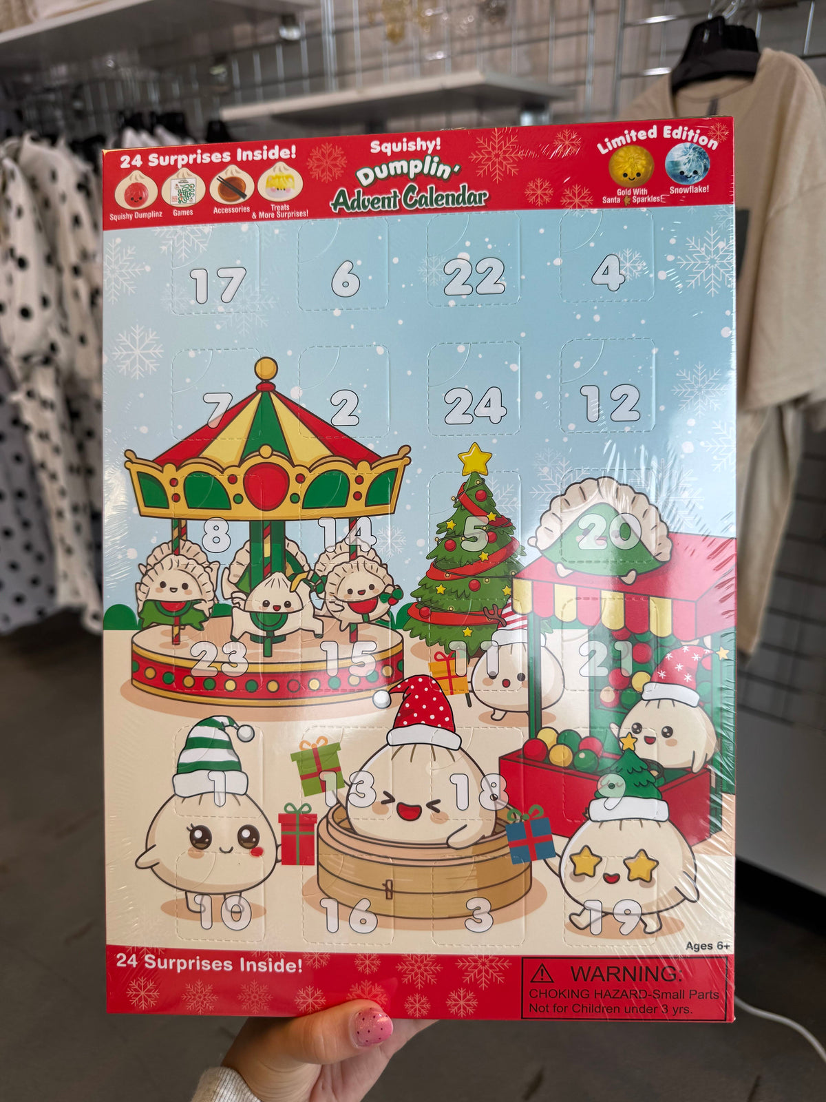 Squishy Dumplin' Christmas Advent Calendar – 24 Surprises
