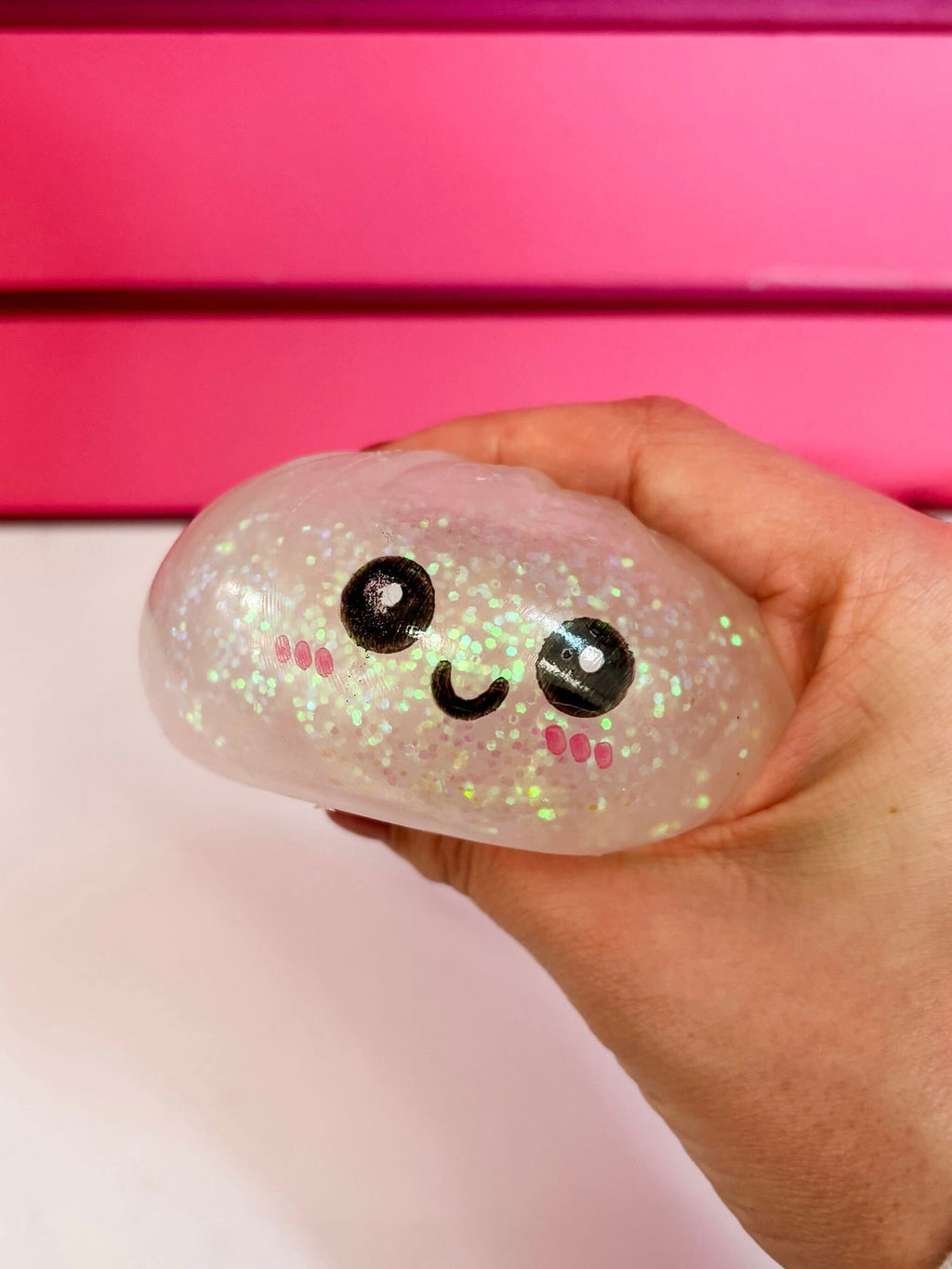 Mystery Glitter Squishy Bun – Sugar Edition ✨