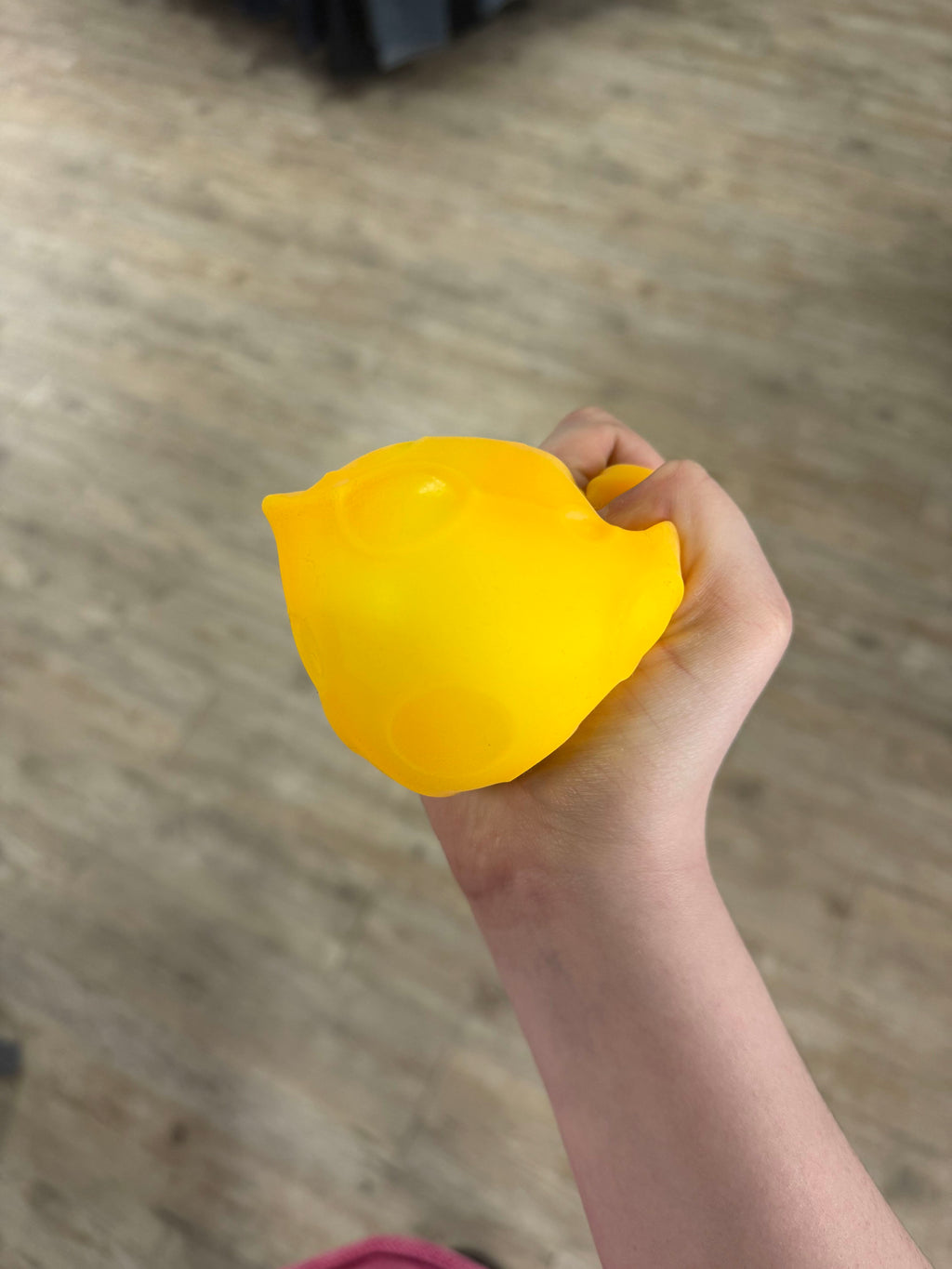 Cheese Wedge Squishy – Yellow Swiss Cheese