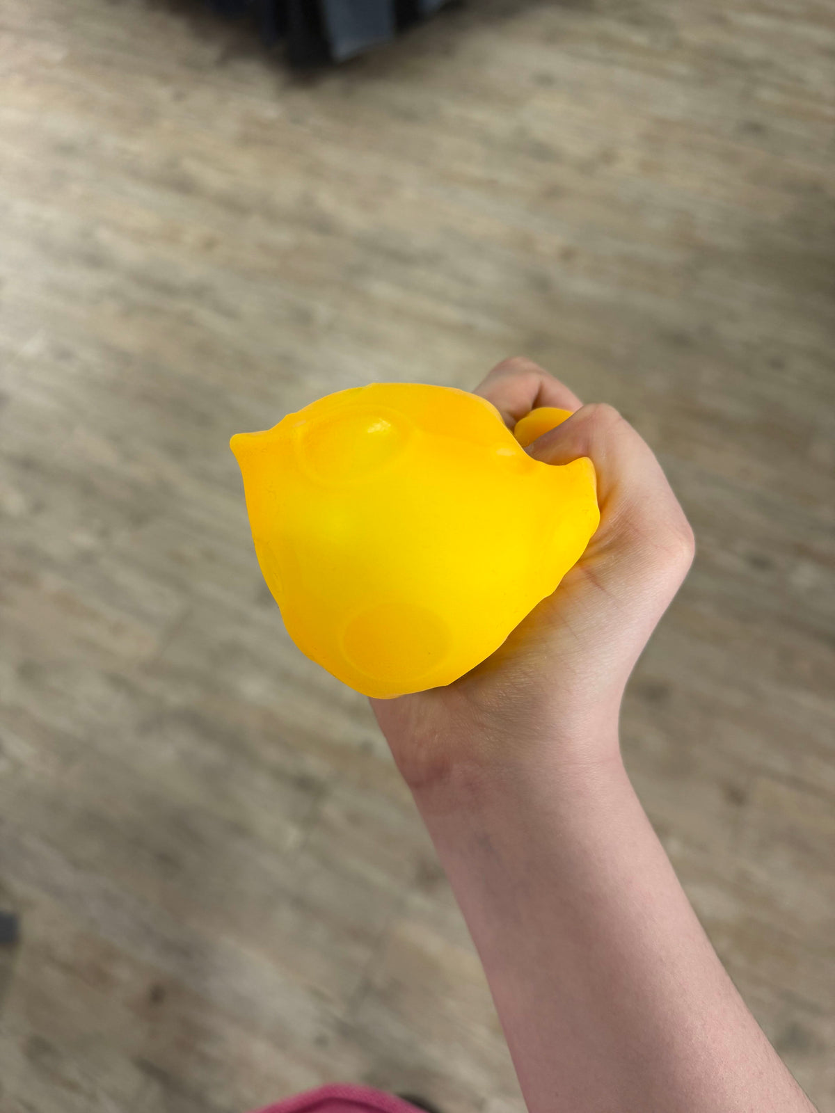 Cheese Wedge Squishy – Yellow Swiss Cheese