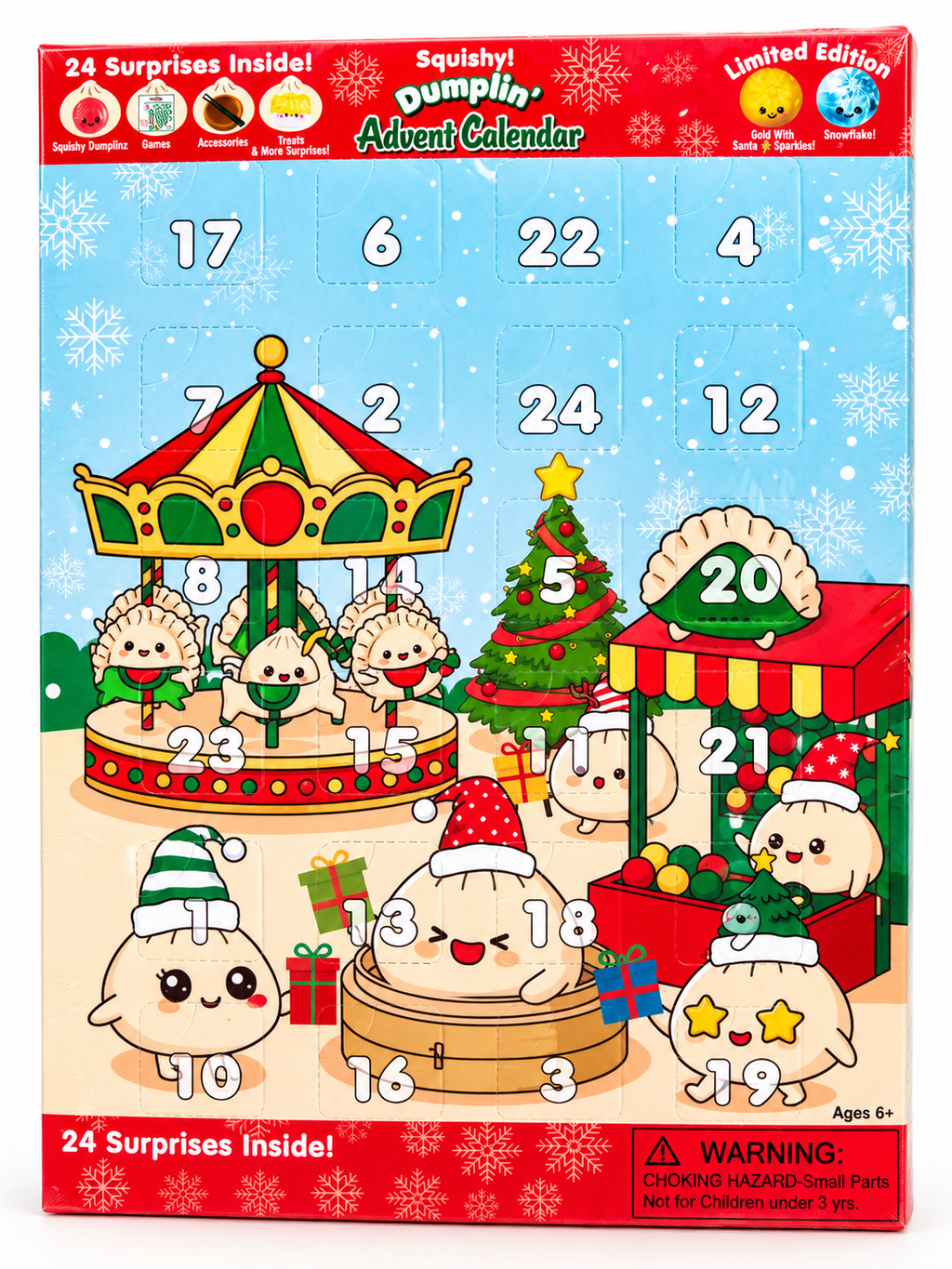 Squishy Dumplin' Christmas Advent Calendar – 24 Surprises