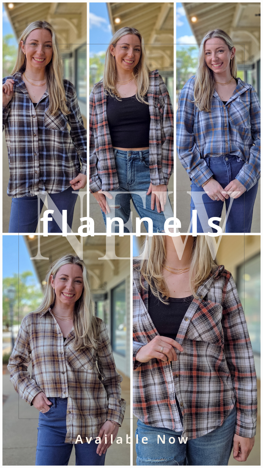 Women’s Plaid Button Up Shirt – Long Sleeve Relaxed Flannel