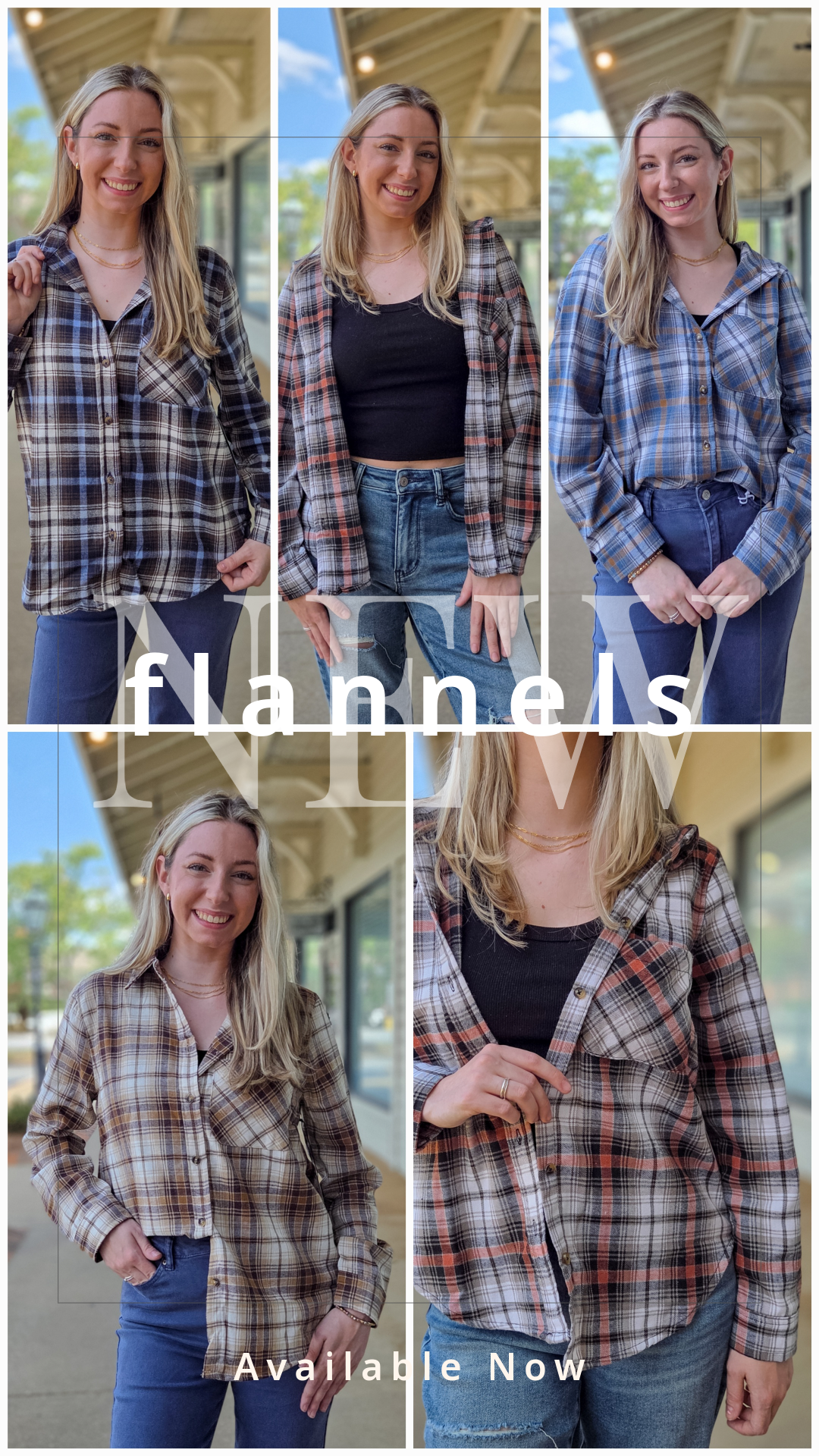 Women’s Plaid Button Up Shirt – Long Sleeve Relaxed Flannel