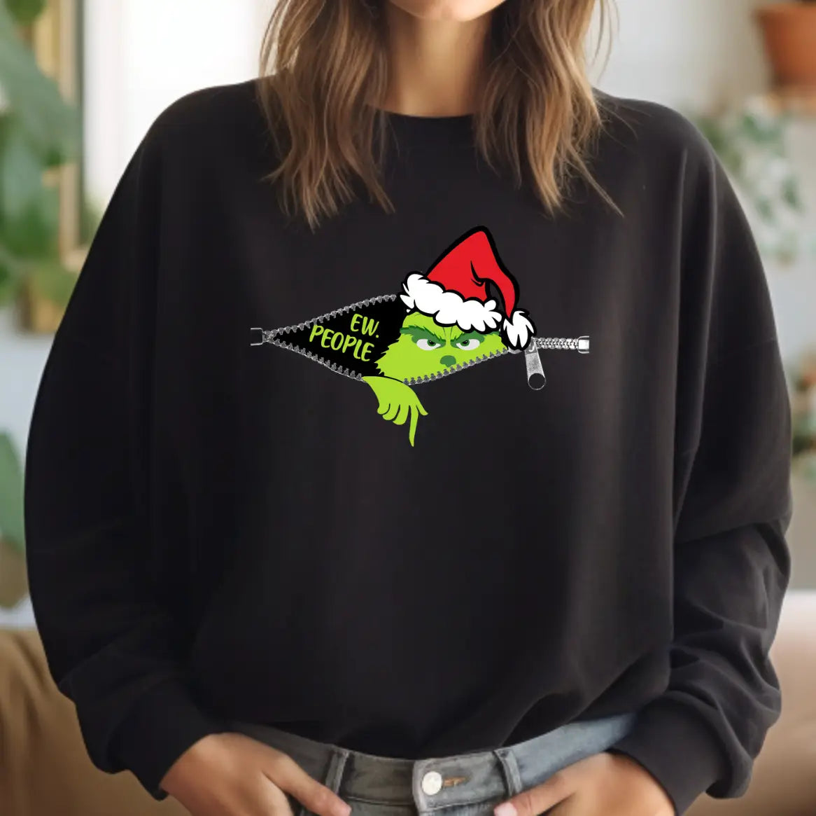 Ew People Christmas Crewneck Sweatshirt